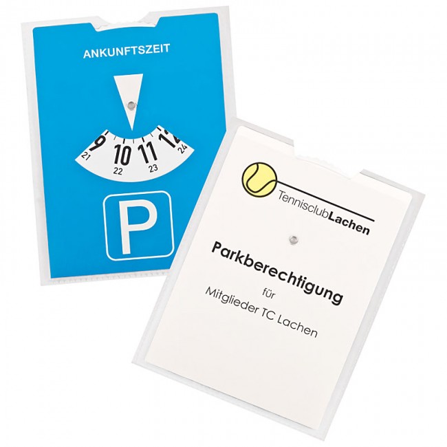 Parkscheibe Karton - WIPEX Werbemittel, Werbeartikel & Giveaways