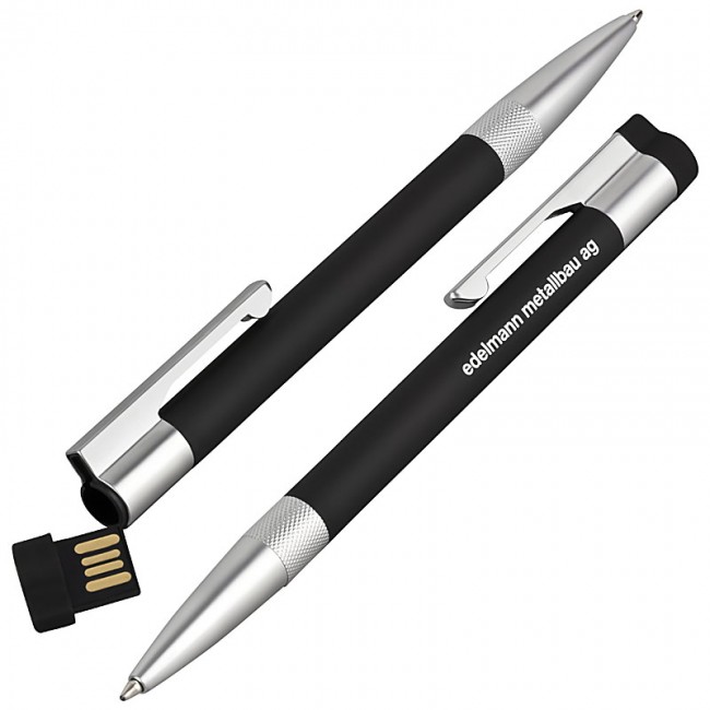 Kugelschreiber mit USB 4GB günstig bedrucken mit Logo als Werbegeschenk ...
