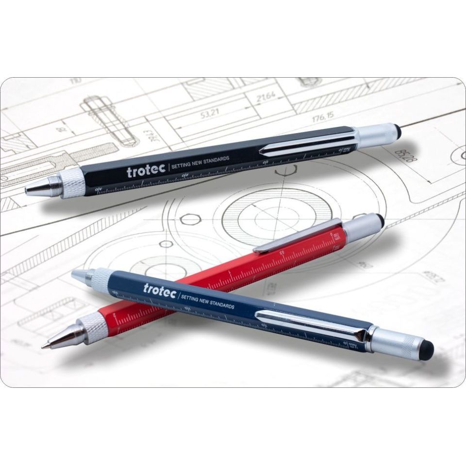 Multifunktionaler Kugelschreiber Multifunktions-Kugelschreiber als Werbeartikel ✓ mit Ihrem Logo ✓ individuell bedrucken ▷ Praktische Kugelschreiber als Werbegeschenk: Mit Linealfunktion, Touchpen und Schraubendreher