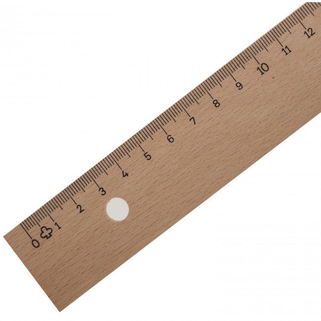 HOLZLINEAL 30CM günstig bedrucken mit Logo als Werbegeschenk ab 0,80