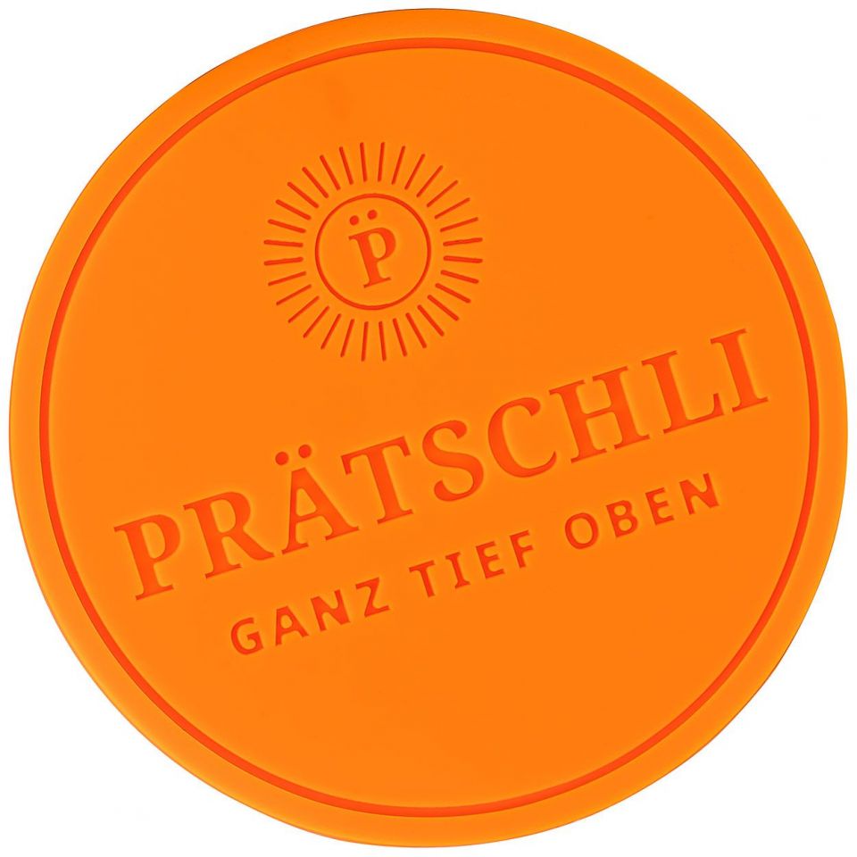 Untersetzer aus Gummi inklusive geprägtem Logo rutschfest Ø ca