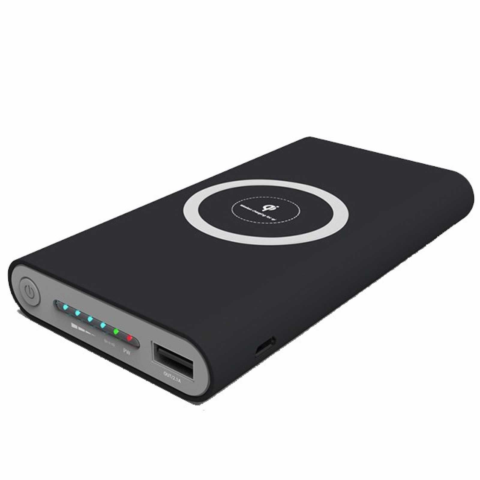 Wireless Powerbank 10000mAh günstig bedrucken mit Logo als
