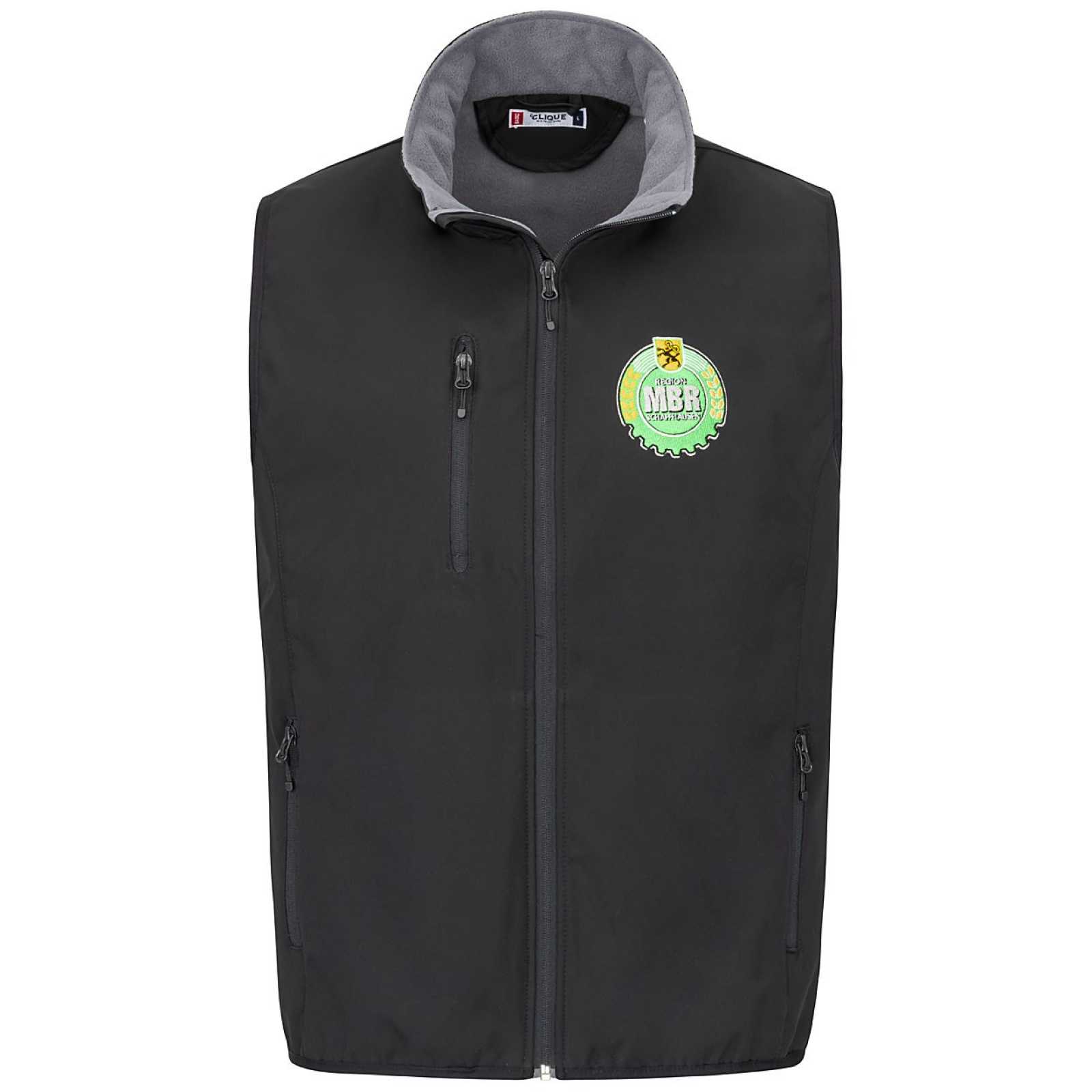 Clique basic softshell weste g nstig bedrucken mit logo als