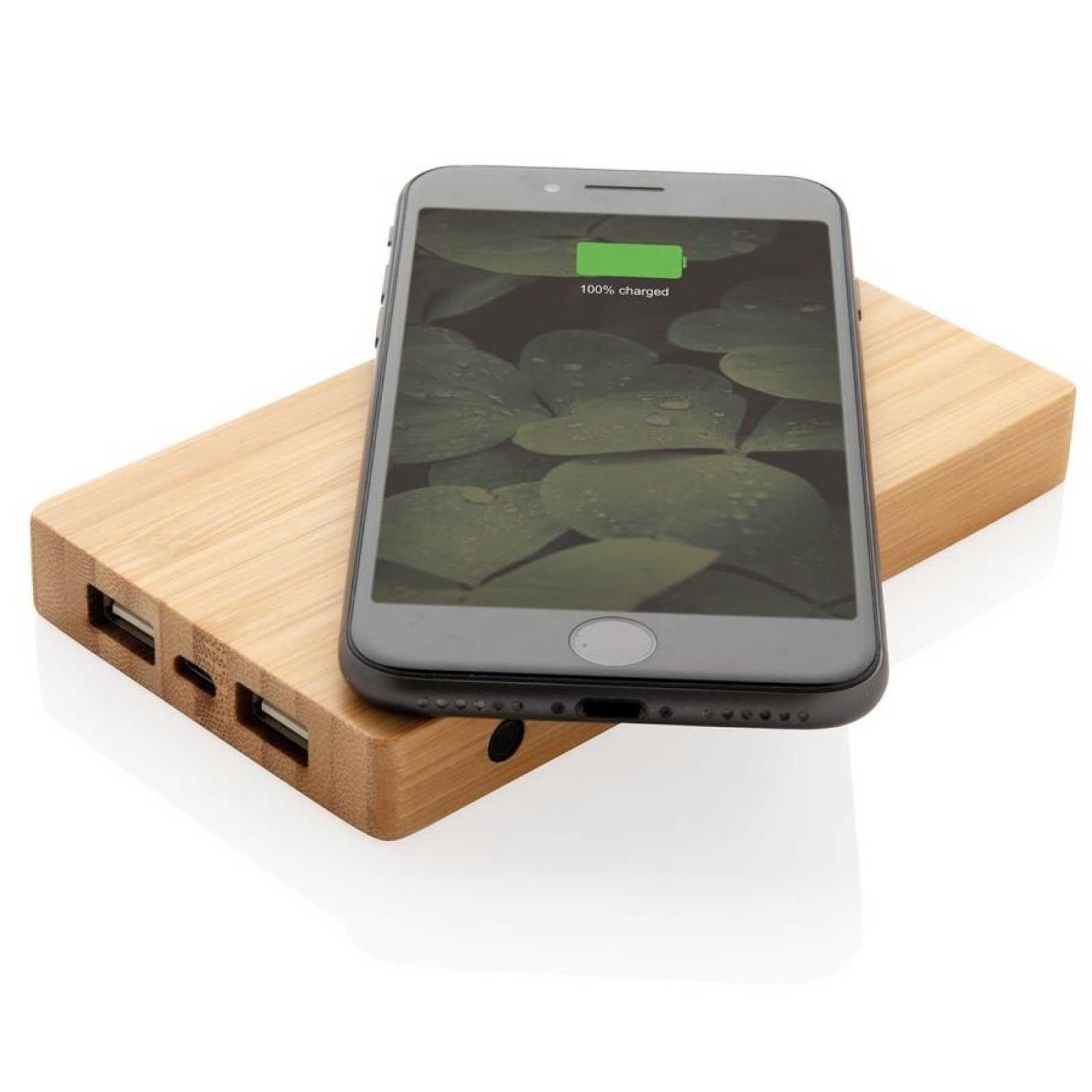 Bambus Wireless Powerbank Bambus Wireless Powerbank - WIPEX Werbemittel,  Werbeartikel & Giveaways