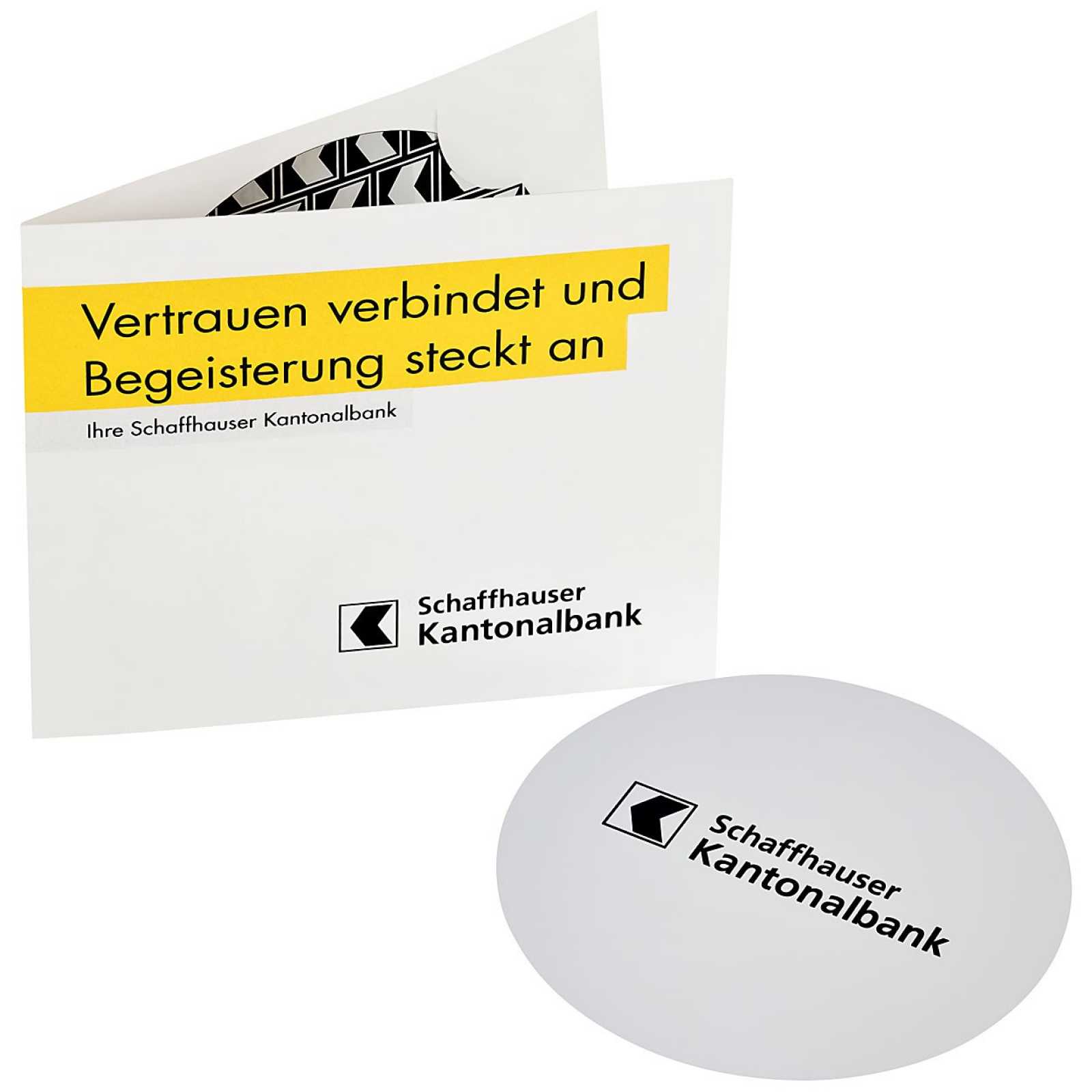 Drop Stop In Faltkarte Gunstig Bedrucken Mit Logo Als Werbegeschenk Ab 2 00 Chf Wipex Werbemittel Ag